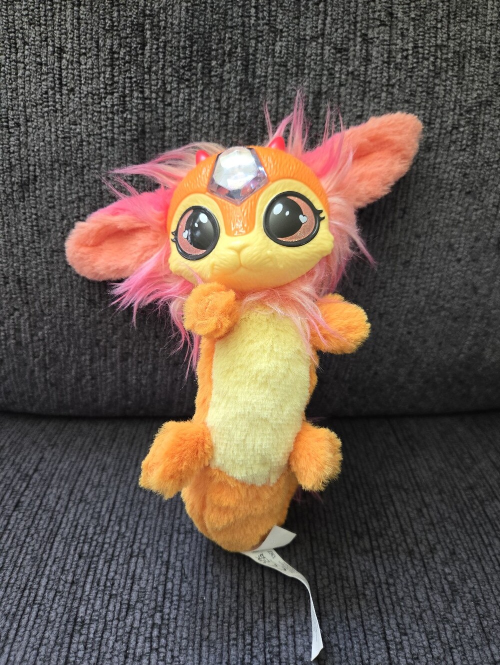 Magic Mixies Fire Gem Magical Misting Pet 8" Plush Doll Color Surprise Orange